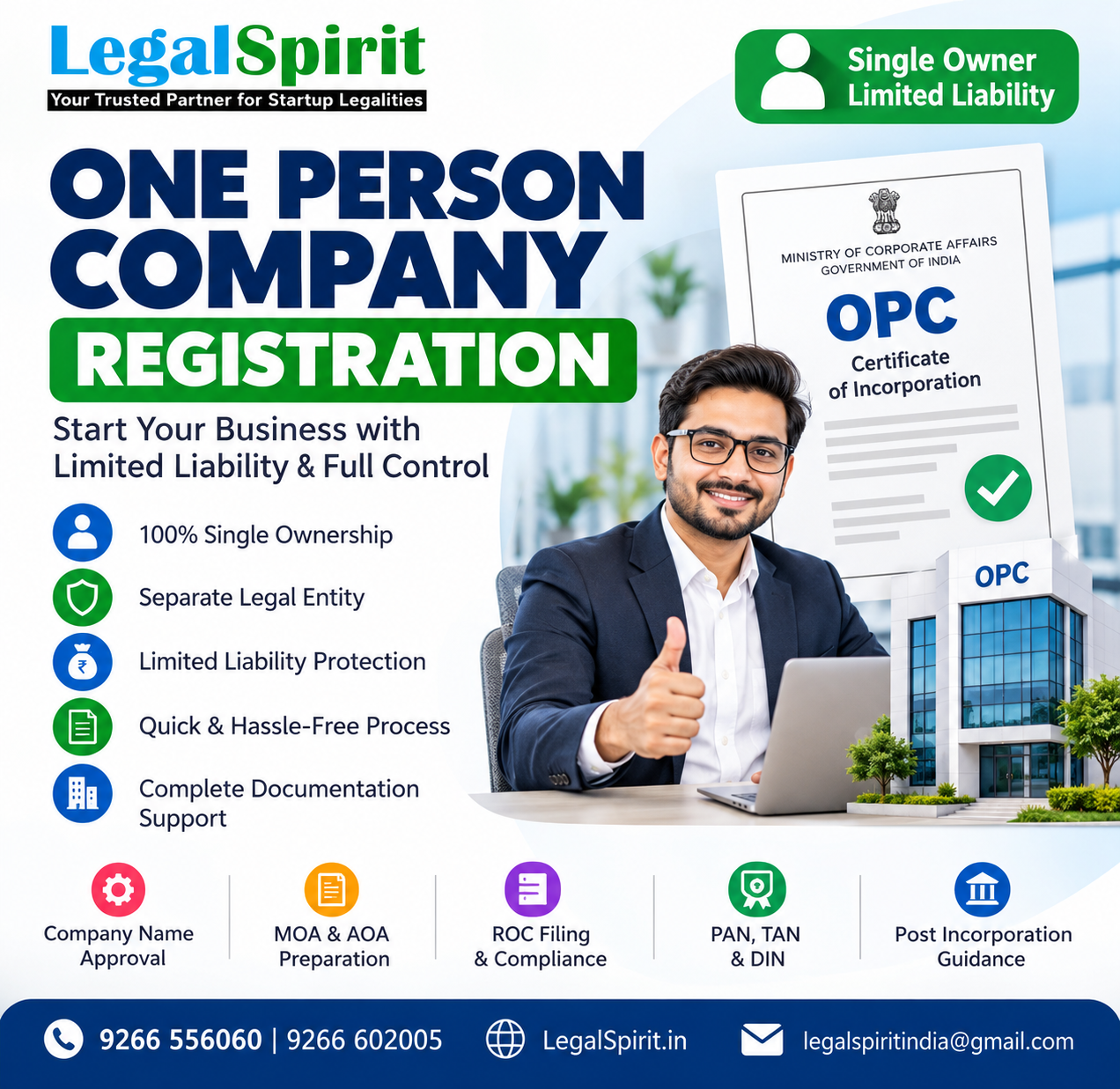 One Person Company Registration